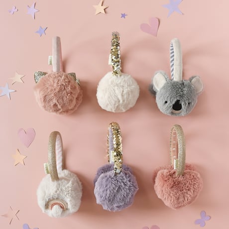 Rockahula Kids  Glitter Cat Earmuffs-PINK