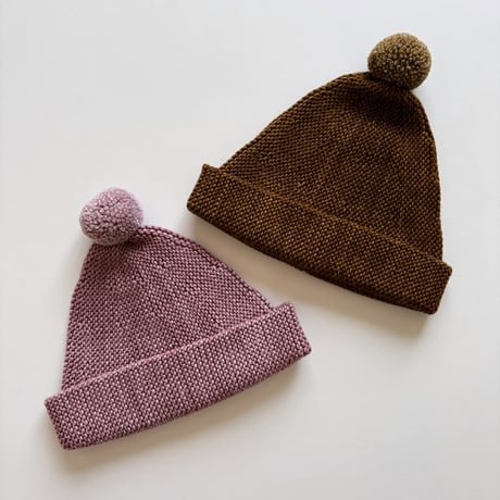 Misha & Puff GARTER HAT - NUTMEG