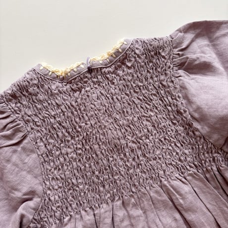 Apolina  BABY NOEMIE ROMPER - DUSKY LAVENDER