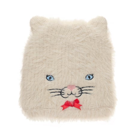Rockahula Kids  Cute Kitten Fluffy Hat 3-6 Years-WHITE