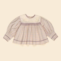 Apolina  DORA LS BLOUSE - CAMP CHECK
