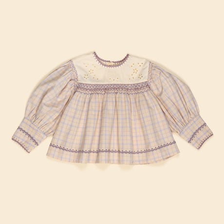 Apolina  DORA LS BLOUSE - CAMP CHECK
