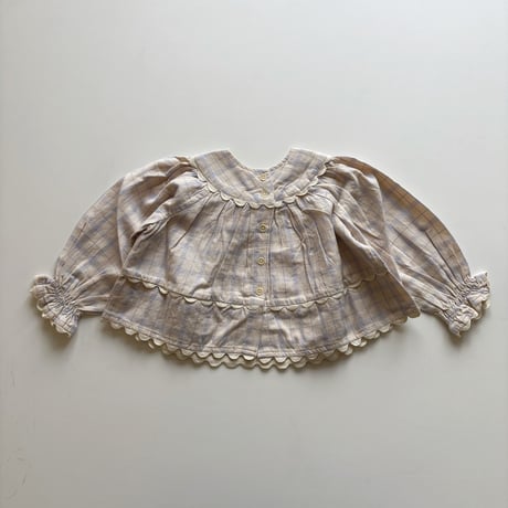 Apolina  BABY LOLA BLOUSE - CAMP CHECK