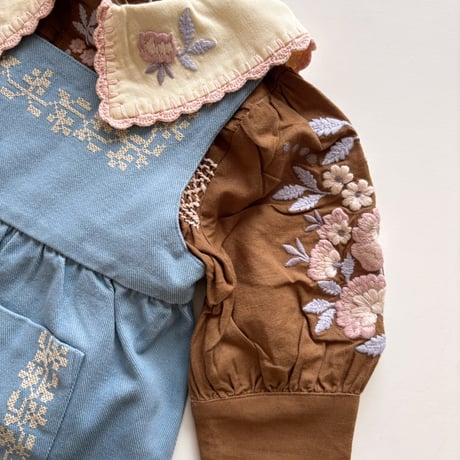 Apolina  LORA BLOUSE - CHOCOLATE