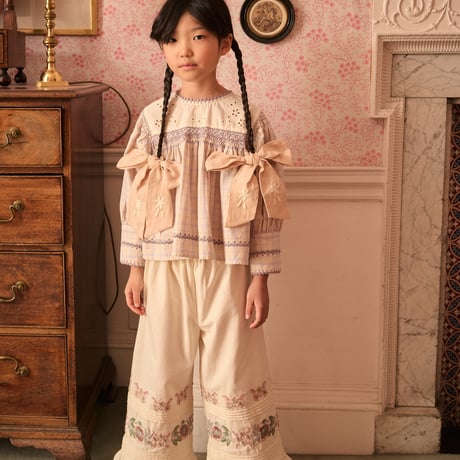 Apolina  DORA LS BLOUSE - CAMP CHECK