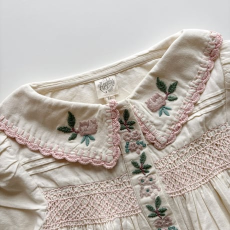 Apolina  LORA BLOUSE - MILK-CREAM