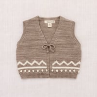 Misha & Puff    ZIG ZAG VEST - BRUT