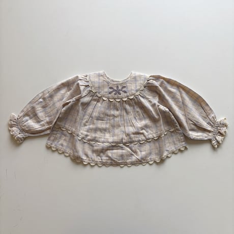 Apolina  BABY LOLA BLOUSE - CAMP CHECK