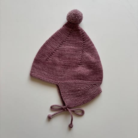 Misha & Puff BABY POINTY PEAK HAT-ANTIQUE ROSE