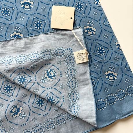 Apolina  SIGNATURE VOILE SCARF - BOOK BLUE