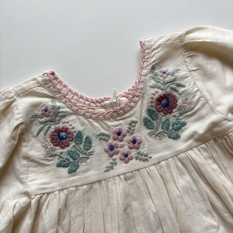 Apolina  STEVIE LS DRESS - MILK-CREAM