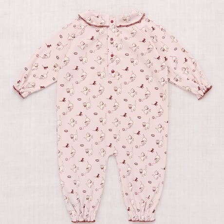 Misha & Puff   BABY PIERROT ONESIE - CANDYFLOSS CAT & MOUSE