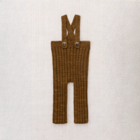 Misha & Puff   BABY RIB LONGIES - NUTMEG