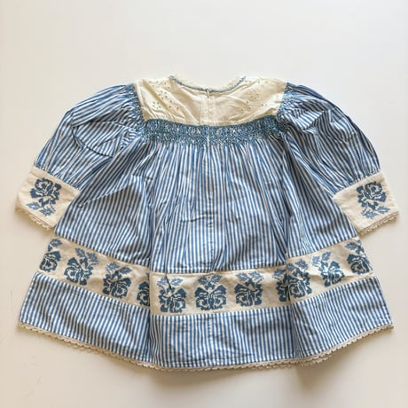 Apolina  DORA LS DRESS - LAKESIDE STRIPE