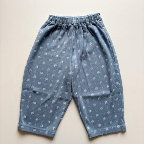 Apolina  CARA CURVE JERSEY TROUSER - MOUNTAIN CALICO BLUE