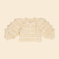 【不良箇所あり】Apolina  FIRA LS BLOUSE - MILK-CREAM  3-5y