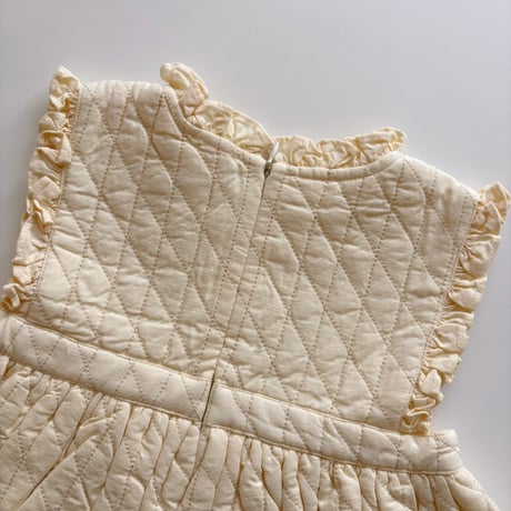 Apolina  IDA QUILTED DRESS - CREAM