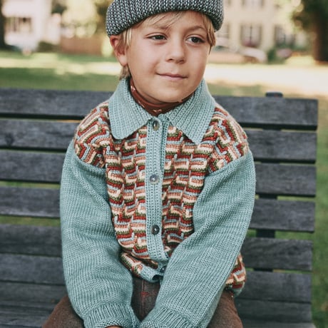 Misha & Puff  STRATA GARTER HAT - ONSEN