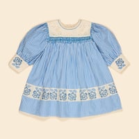 Apolina  DORA LS DRESS - LAKESIDE STRIPE