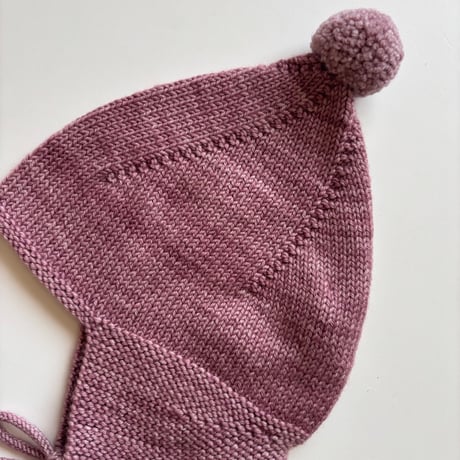Misha & Puff BABY POINTY PEAK HAT-ANTIQUE ROSE