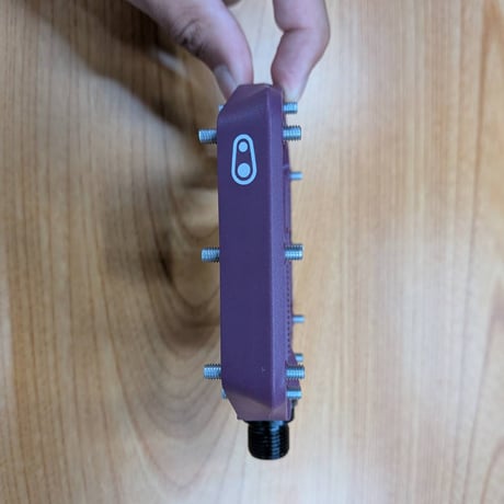 ペダル　CRANKBROTHERS　スタンプ　１　S　GEN ２　プラムパープル