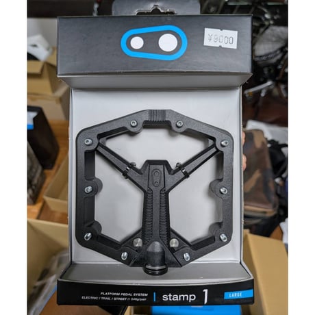 ペダル　CRANKBROTHERS　スタンプ　１　L　GEN　２　114MMX111MM ブラック