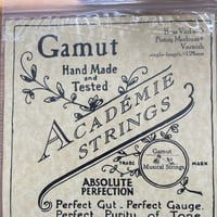 Gamut ガット弦 ヴァイオリン D線(Pistoy) Heavy+ 1.10 Varni