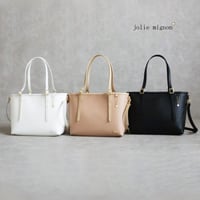 レザーベルト付き トートバッグ【JM2448BF】