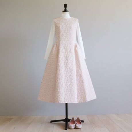 パウダリーチュール 刺繡レース使いハイネックパワーネットインナー【JM2490BG】