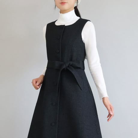 パウダリーチュール 刺繡レース使いハイネックパワーネットインナー【JM2490BG】