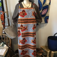 アフリカンバティック　エプロン