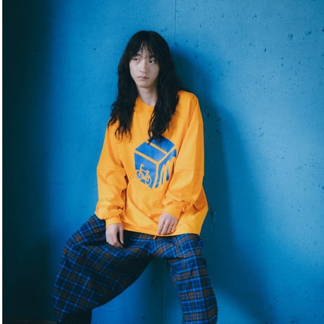 【minnano×frankygrow】 GRAPHIC LAYERED STYLE L/S TEE (サイズ1、2、3）