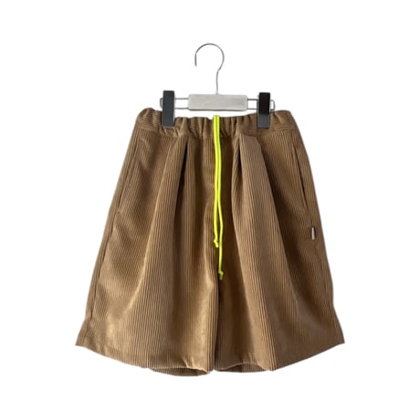 【minnano×frankygrow】 CORDUROY SHORT PANTS (サイズ0、1，2）