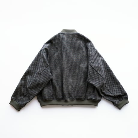 【MOUN TEN.】　cotton tweed zip blouson　(サイズ125・140）