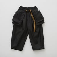 【eLfinFolk】 Iridescent Gabardine Barrel Pants with Waist Belt Bag(サイズ110・125・140）