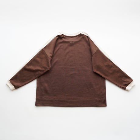 【MOUN TEN.】　bicolor shoulder longsleeve　(サイズ110・125・140）
