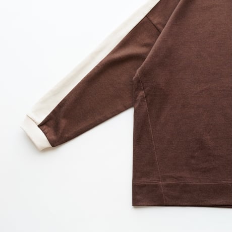 【MOUN TEN.】　bicolor shoulder longsleeve　(サイズ110・125・140）