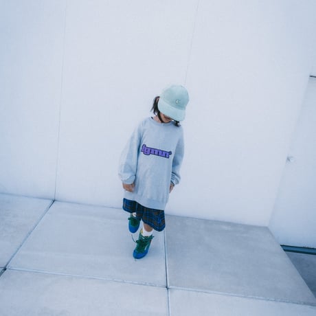 【minnano×frankygrow】 EMBROIDERY LOGO SWEATSHIRT (サイズ0、1、2、3）