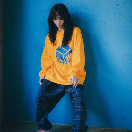【minnano×frankygrow】 GRAPHIC LAYERED STYLE L/S TEE (サイズ1、2、3）