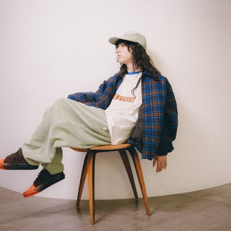 【minnano×frankygrow】 GRAPHIC RINGER L/S TEE (サイズ0、1、2、3）