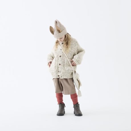 （予約販売）【eLfinFolk】  Nep Yarn Beast Beanie by CA4LA（サイズS・M)