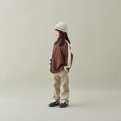 【MOUN TEN.】　bicolor shoulder longsleeve　(サイズ110・125・140）