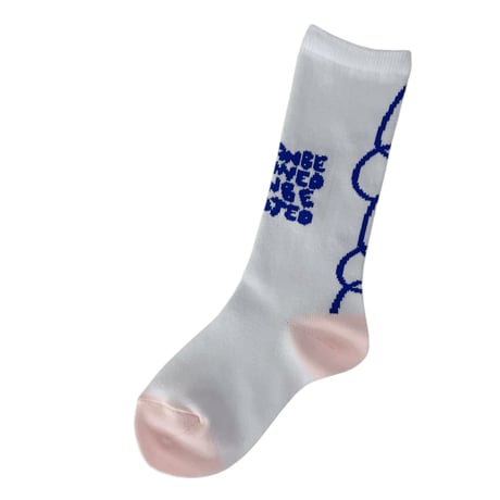 【franky grow】CONVEY THE WORDS SOCKS (WHITE)