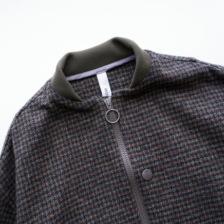 【MOUN TEN.】　cotton tweed zip blouson　(サイズ125・140）