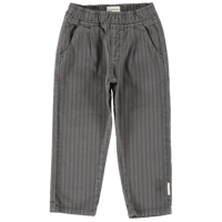【piupiuchick】 TROUSERS GREY WITH BLACK STRIPES（サイズ4Y～14Y)