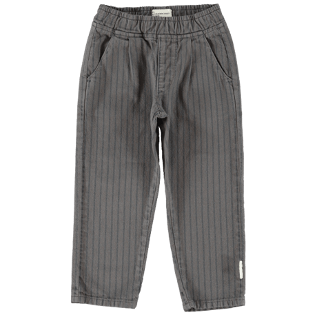 【piupiuchick】 TROUSERS GREY WITH BLACK STRIPES（サイズ4Y～14Y)