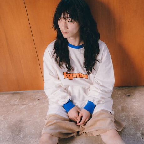 【minnano×frankygrow】 GRAPHIC RINGER L/S TEE (サイズ0、1、2、3）