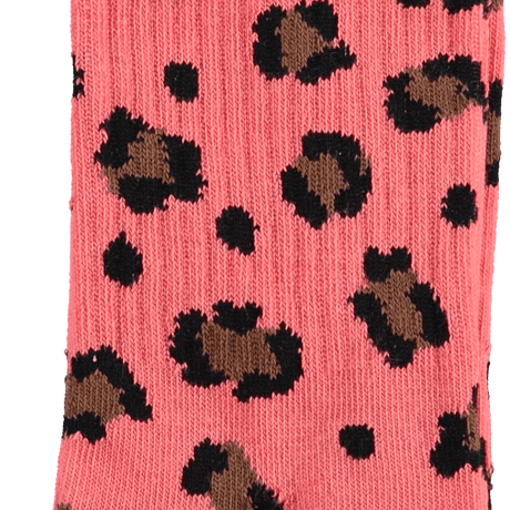 【piupiuchick】 SOCKS PINK WITH ANIMAL PRINT