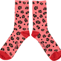 【piupiuchick】 SOCKS PINK WITH ANIMAL PRINT