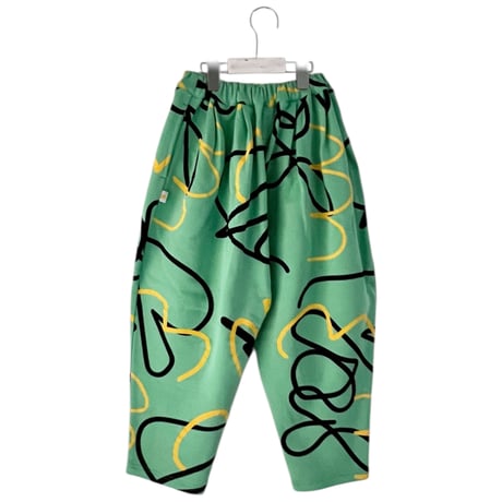 【minnano×frankygrow】 ALL-OVER PATTERN SWEAT PANTS (サイズ0、1、2、3）